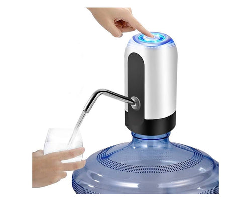 Dispensador Eléctrico para Garrafón 🔵 Bomba de Agua Recargable USB | Silencioso, Rápido y Sin Esfuerzo